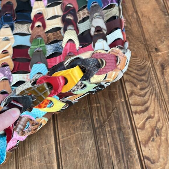 Anthropologie Jesslyn Blake leather hobo shoulder bag rescue me! - Picture 5 of 10